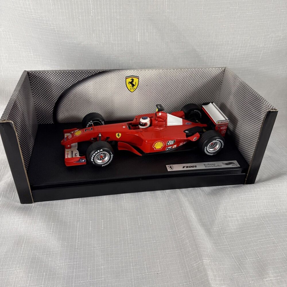Hot Wheels Racing 1:18 Ferrari F2001 Rubens Barrichello #2